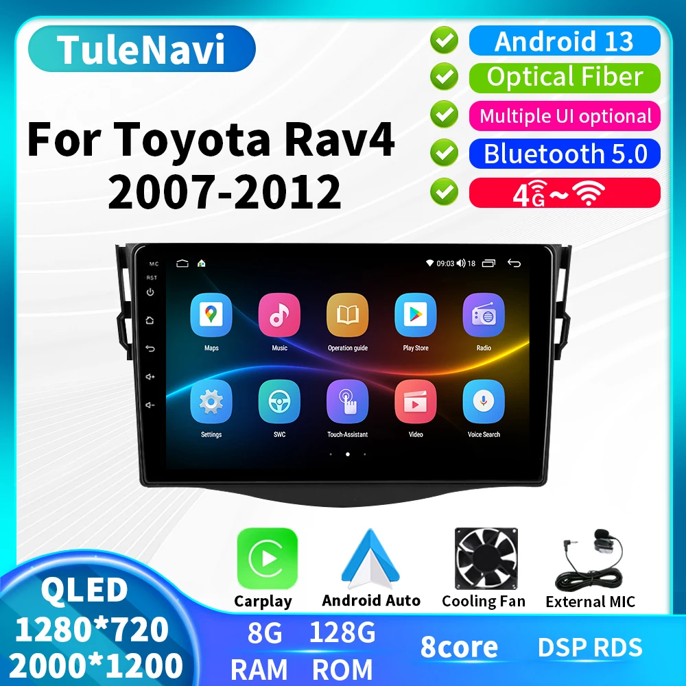 

Для Toyota RAV4 RAV 4 2007 - 2012 RDS радио Автомобильный мультимедийный видеоплеер Android GPS навигатор