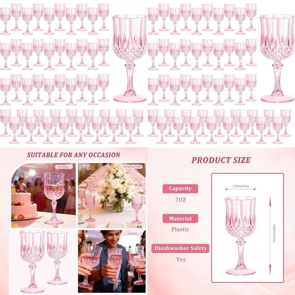 Set Of 48 Pink Reus…