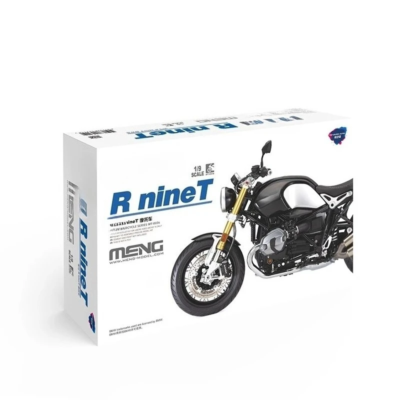 Комплект собранной модели мотоцикла MENG MT-003s R nineT (неокрашенная версия) 1/9