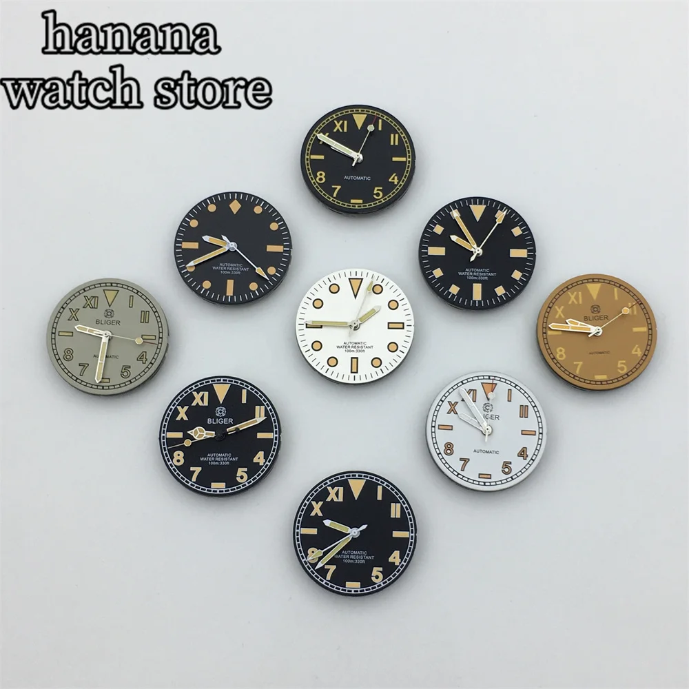 قرص معقم بليجر ، 29 ، أسود وأبيض ، أصفر ، nh35 ، nh36 ، tp5000 ، eta2824 ، أنا ، ميوتا ، 821a ، Mingzhu DG2813 ، حركة