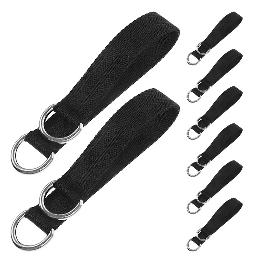 

8 Pcs Pull Up Connection Straps Durable Fabric Stainless Steel Exercise Resistance Workout Portable Fitness Outdoor Recreation