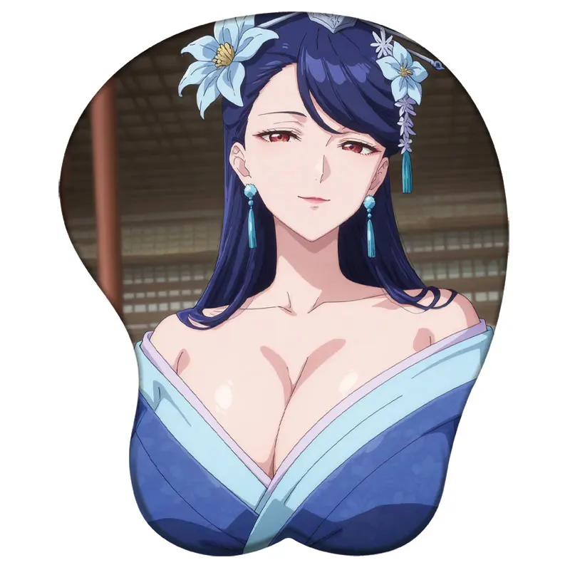 The Apothecary Diaries 3D Silicone Mousepad Anime Maomao Meimei Wrist Support Mouse Pad Manga Hentai Sexy Wrist Rest Mouse Mat view 3