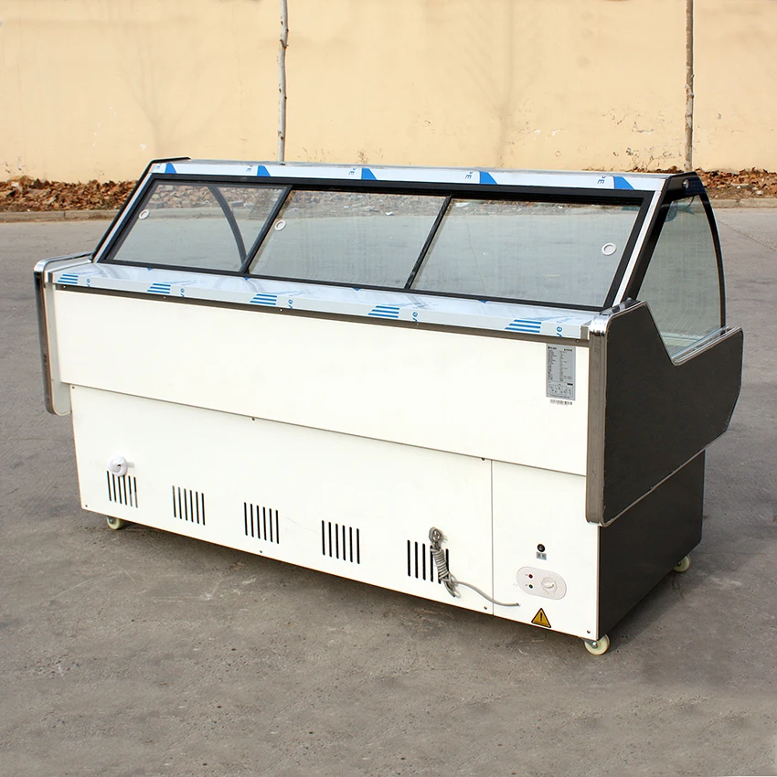 مبرد تجاري لعرض اللحوم، مبرد جزار، ثلاجة ديلي، علبة عرض اللحوم، ثلاجة مبرد اللحوم