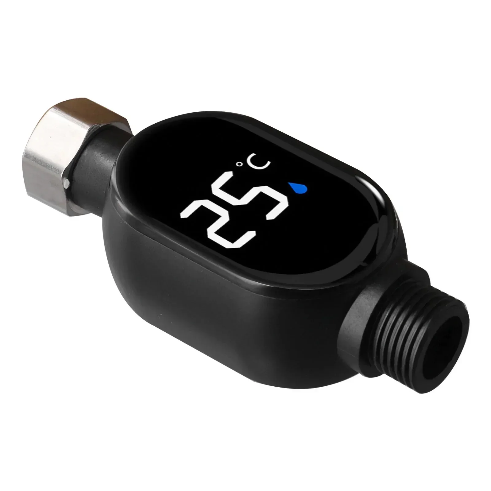 Celsius Water Thermometer Featuring 3 Color Indicator System and Large LED Screen for Easy Temperature Reading