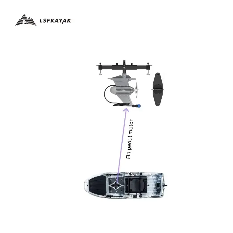 High Powerful Motor Fin Pedal Drive System Kayak Location Competitive Price Kayaking Equipment for Sports And Outdoors