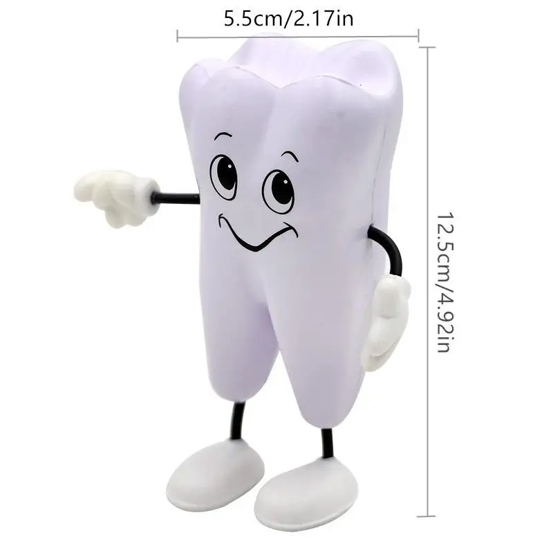 1 Pc Tooth Figure Soft Foam Model Dental Clinic Promotional Gift Home Decoration
