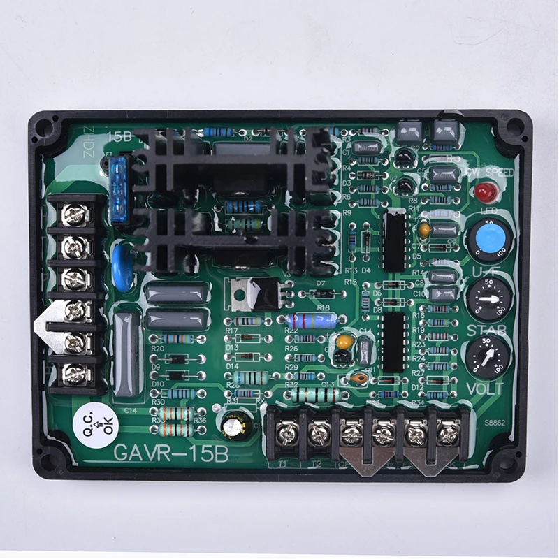 GAVR15B GAVR-15B AVR Brushless Diesel Generator Automatic Voltage Stabilizer AC Generator Control Panel