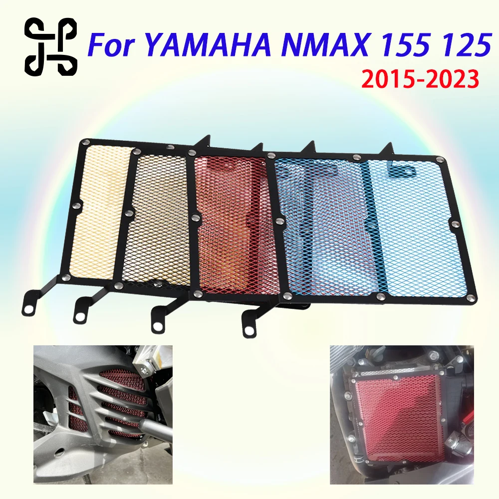 

For Yamaha NMAX 155 125 V2 NMAX155 NMAX125 N MAX 2015-2023 Motorcycle New Radiator Grille Guard Protector Cover Accessories