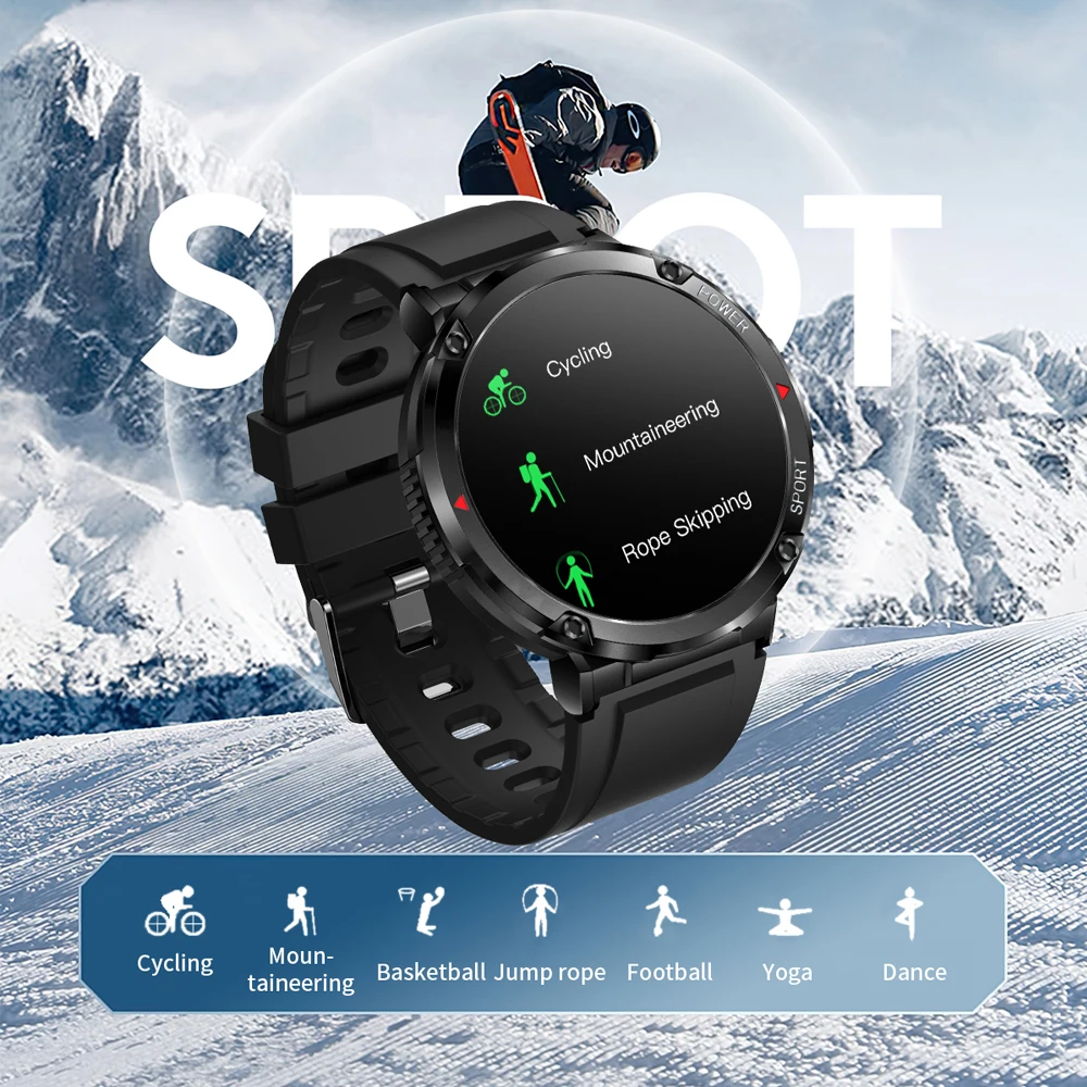 T30 smare nézni 1.6inch 400*400 Futam Eltakar Bluetooth Parancskihirdetés Szív Aránypár Hi-fi speakers IP68 Vízhatlan esőköpény Sportág tracket smartwatch