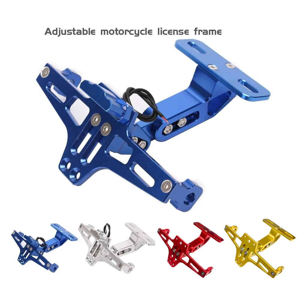 

Universal Electric motorcycle aircraft frame M3 M5 license plate bracket rear license plate frame CNC Aluminium Alloy