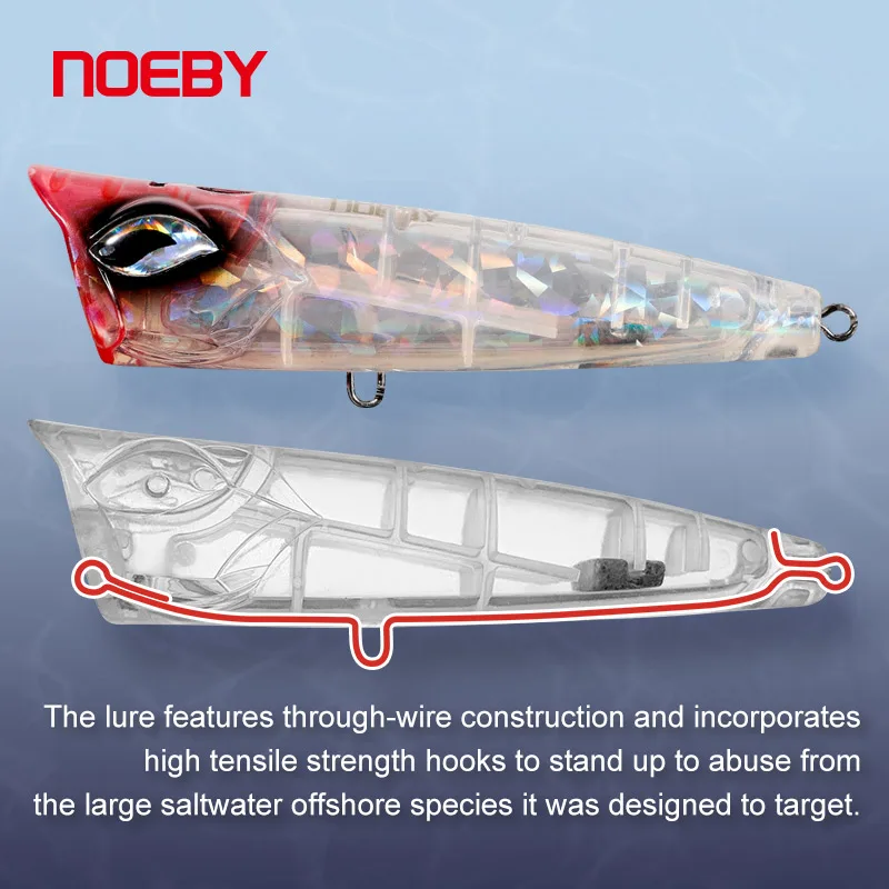 NOEBY Popper – Señuelo superficie para mar 12-19cm - imagen 2