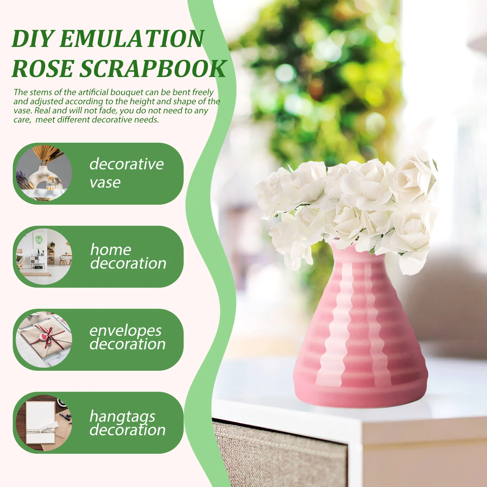 

144pcs Small Flowers Handmade Paper Crafts Paper Flower Decor Diy Crafts Wedding Party Wedding Decor Flower Home Decoration