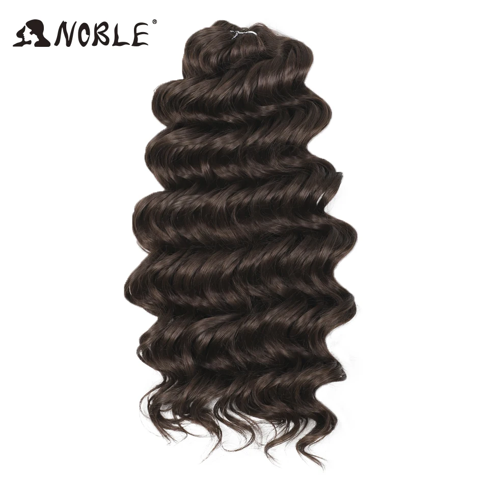 Noble Hair Twist Crochet Lockiges Haar 16“ Regenbogenfarben Tiefe Welle Flechthaar Ombre Blond Wasserwellen Flechthaarverlängerungen – Detail 27