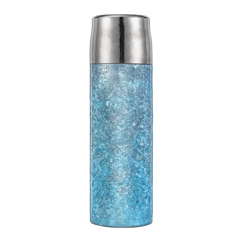 

Pure titanium, thermos cup, large capacity 500ml magnetic attraction, stewed tea, double layer, portable