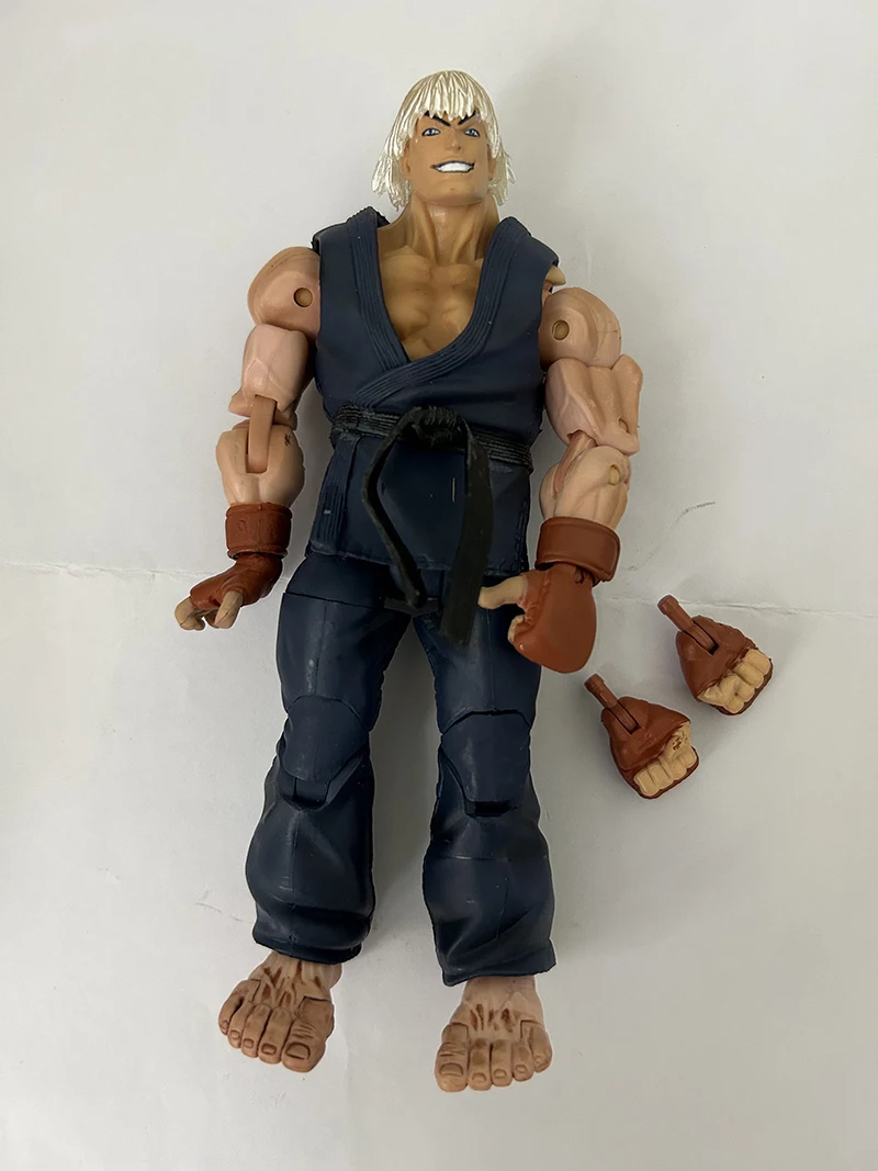 16Cm Street Fighter Neca Ryu Ken Chun Li Guile Gouki Anime Action Figure Game Afgeleide Karakter Beeldje Beweegbare Model speelgoed