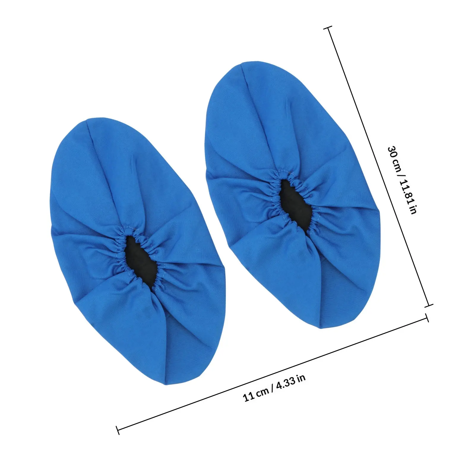 3Pairs Washable Cloth Shoe Covers Non-Skid Dustproof Breathable Shoe Protective Covers Indoor Household Floor Protection