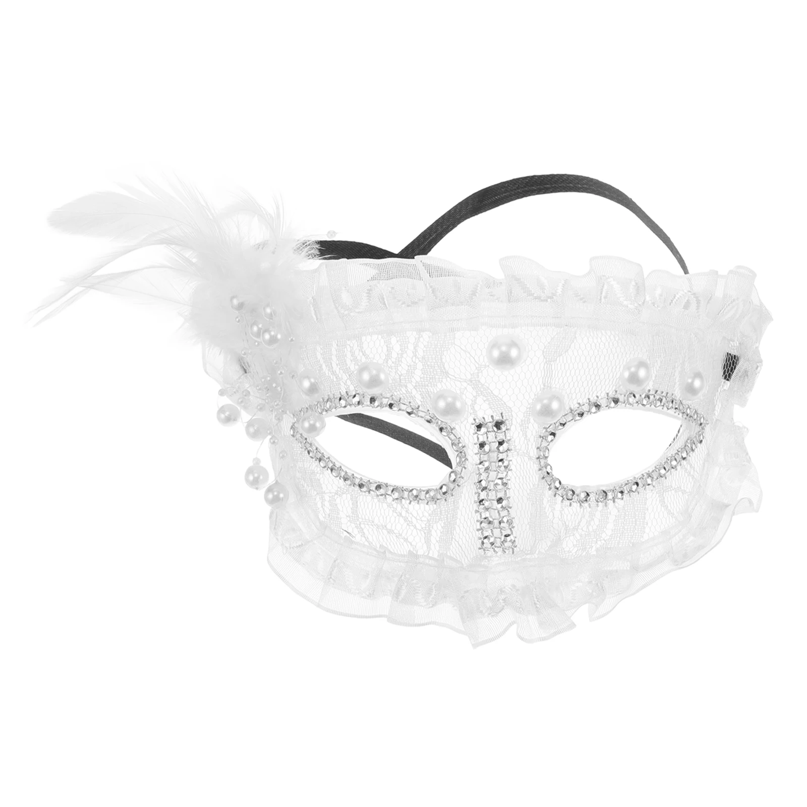 

Princess Mask Half Face Masquerade Ball Costume Accessory Prom Women Lace Gothic Halloween Event Props