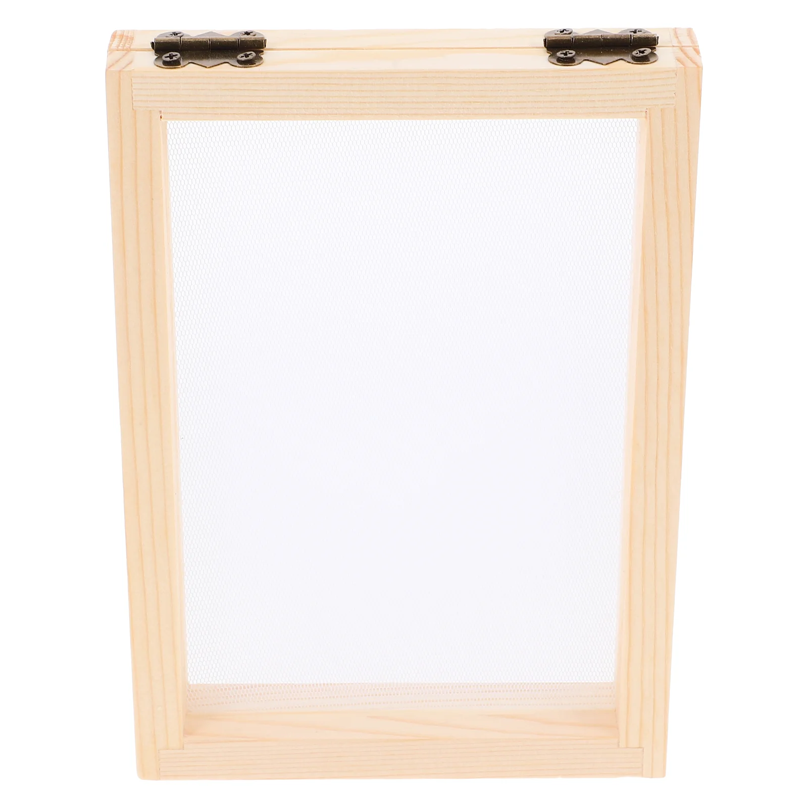 

8 Piece Handmade Craft Frame Kit Eco Friendly Wood Screen Paper Molding Decorative Paper Molding Printing Frame for Kids