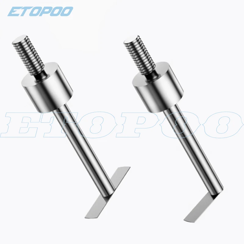 5/6/8/10mm Length M2.5 Thread T Type Shape Round Pan Disk Gauge Micrometer Tip Lever Dial Test Indicator measuring instrument