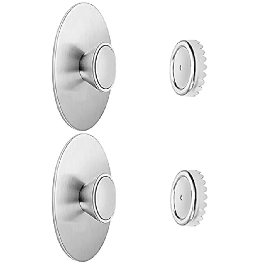 

2Pcs Magnetic Soap Holder Self Draining Stainless Steel Soap Savers for Shower Wall Easy Clean Magnetic Soap Dishes for Bar Soa