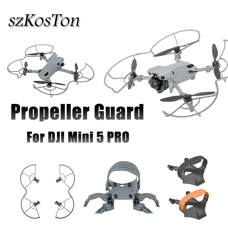 Fit für DJI Mini 5 Pro Drone Teile 1/2PCS Drone Blade Flügel Fan Schutzhülle Stoßstange Abdeckung Anti-kollision Propeller Klinge Schutz