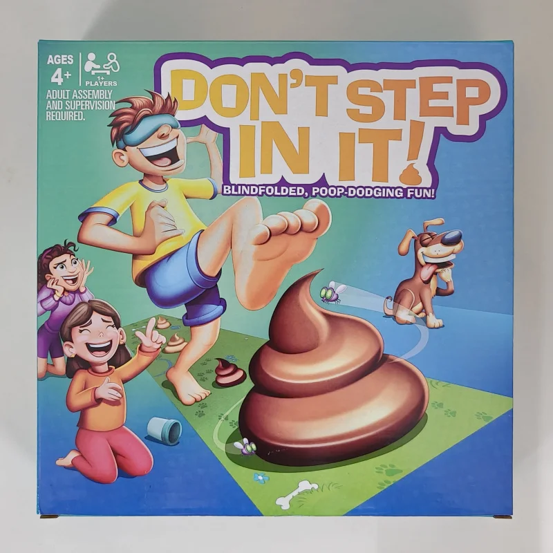 

WDon't Step In It Interactive Family Fun Board Game Blind Stepping Game Toys Party Game Prop for Kids Family Birthday Presents