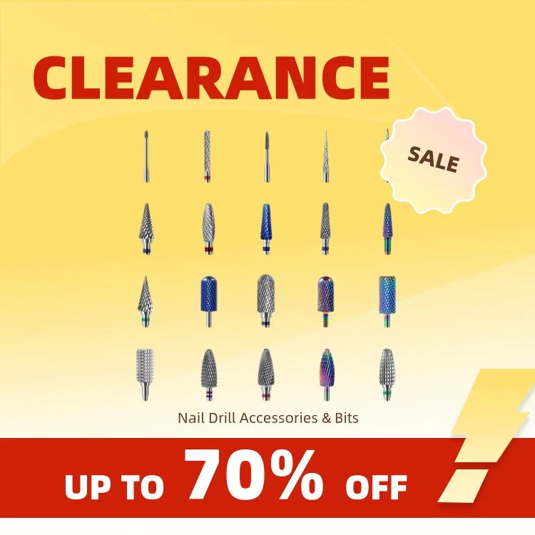 

Clearance_20 типов вольфрамовых синих радужных карбидных сверл для ногтей, электрические фрезы для ногтей, фреза для маникюрной машины, пилочки для ногтей, аксессуары