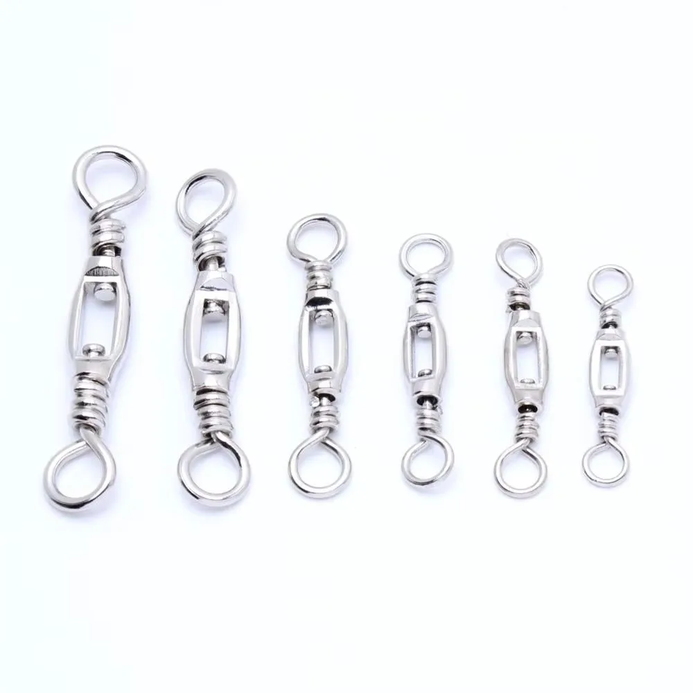 كائن كبير الفولاذ المقاوم للصدأ الصيد الدائري مادة الفولاذ المقاوم للصدأ آلية الدورية ثمانية على شكل حلقة موصل 1 # -10 #