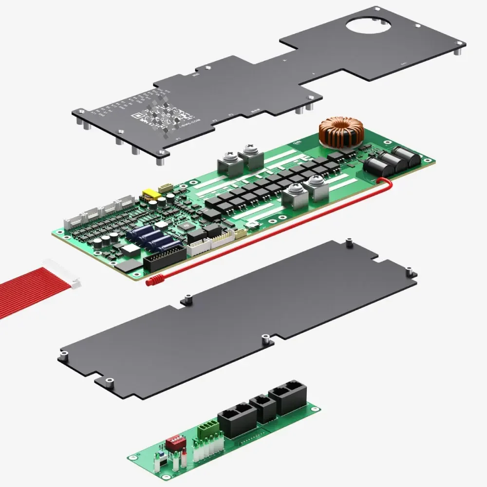 JK Inverter BMS PB2A16S20P 2A Active Balance 8S 16S Energy Storage Lifepo4/Li-ion/LTO CAN RS485 RS232 BT Camping Battery Pack