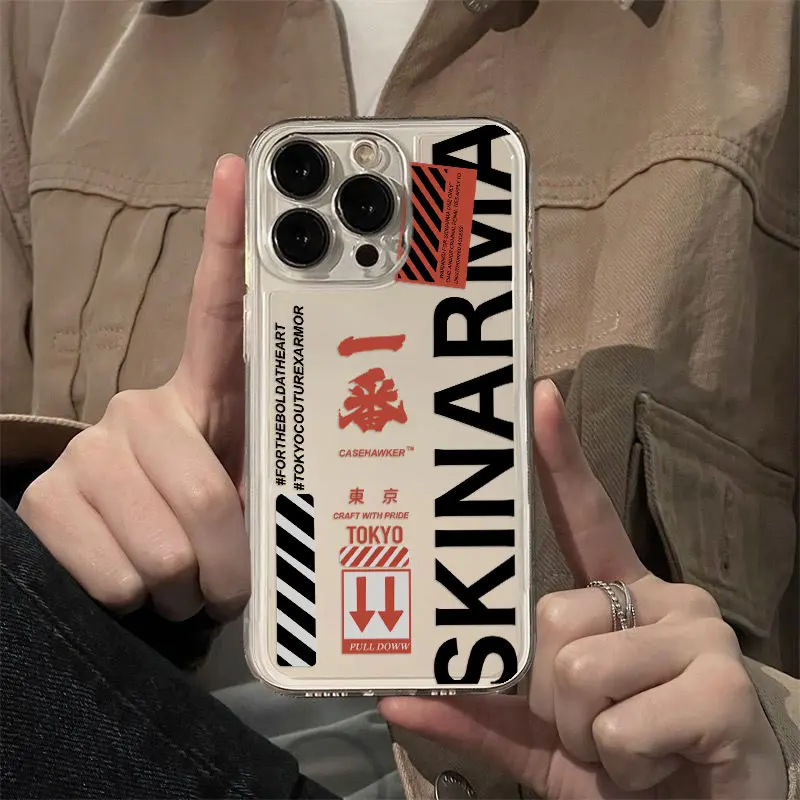 Hot Labels barcode Skinarma Japan Phone Case For OPPO Reno 12F 12 7 11 11F 10 2F 4 8 8T 8Z 7Z 7 6Z 6 5 Pro Plus 4G 5G TPU Cover