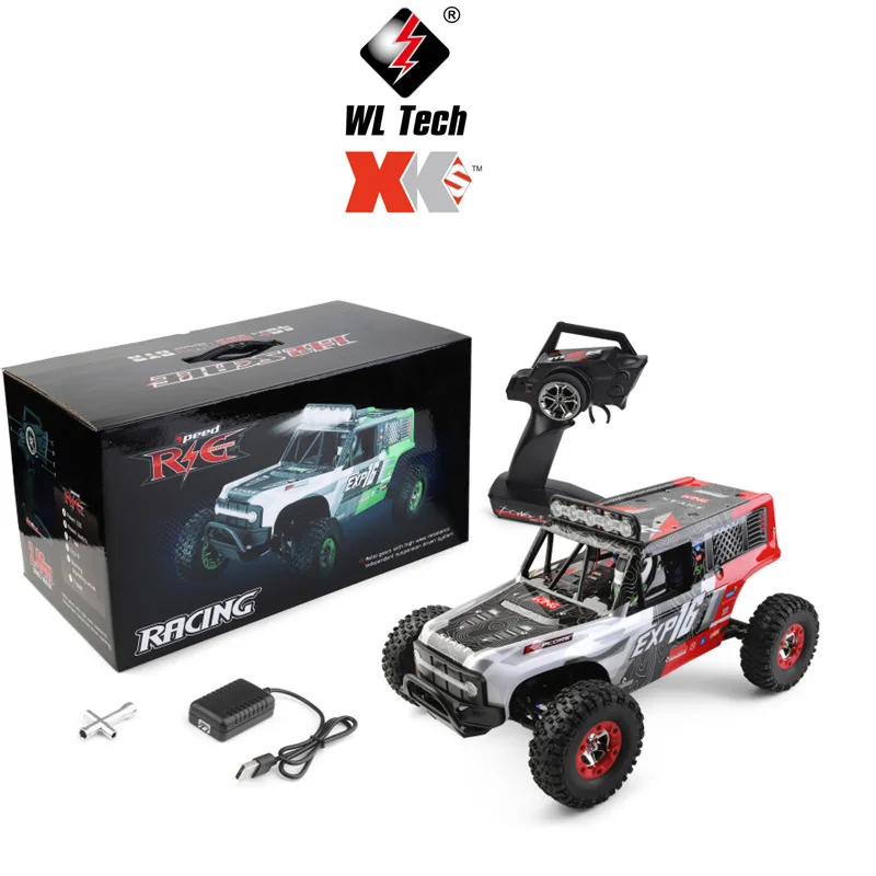 Hot Selling Weili 124006 1-12 Electric Four-Wheel Drive High-Speed Off-Road Led Climbing Car Toy Model Gift