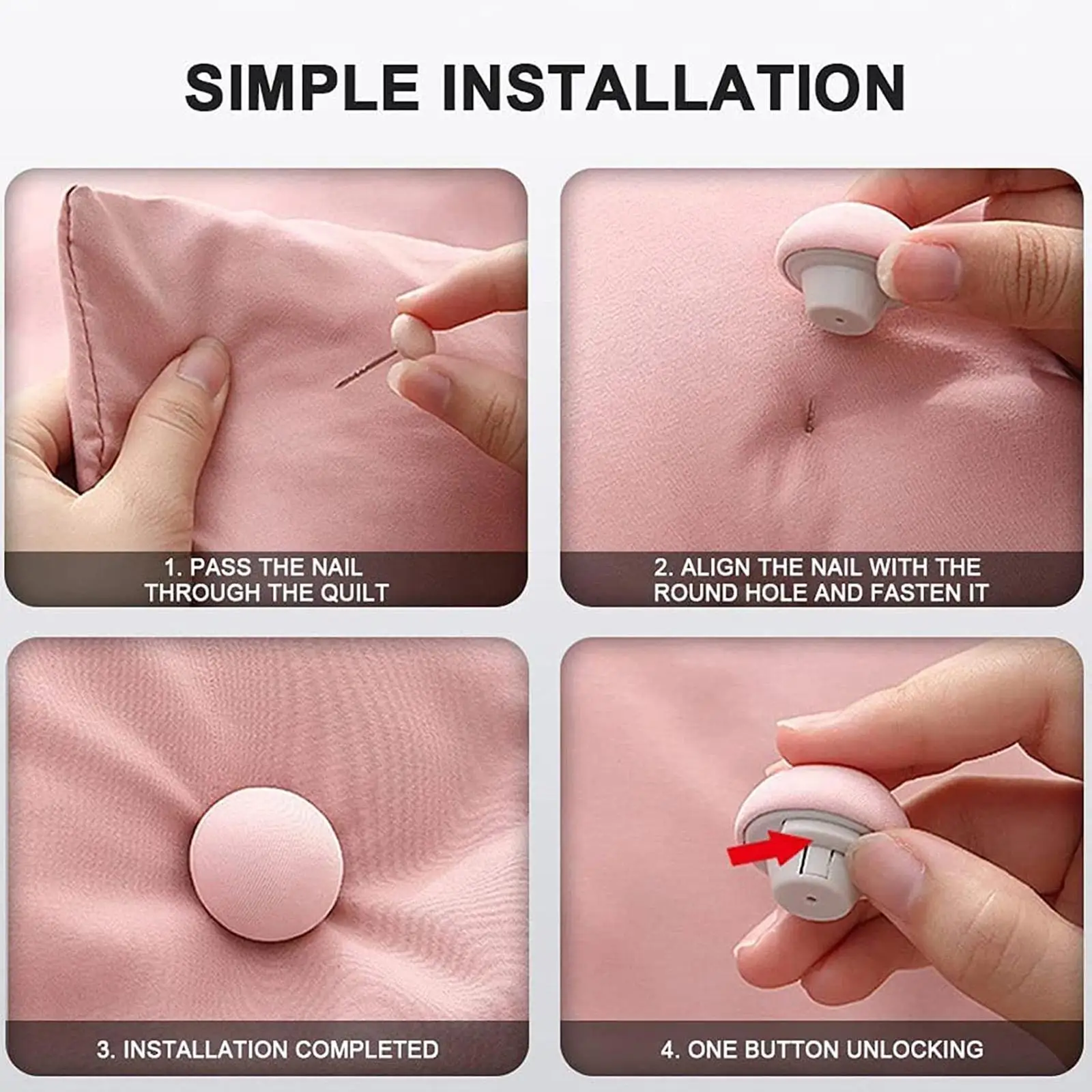 8Pcs Bed Sheet Fixing Clip Holder Anti-Slip Mushroom Duvet Cover Holding Clip Blanket Buckle Quilt Fixator Gripper