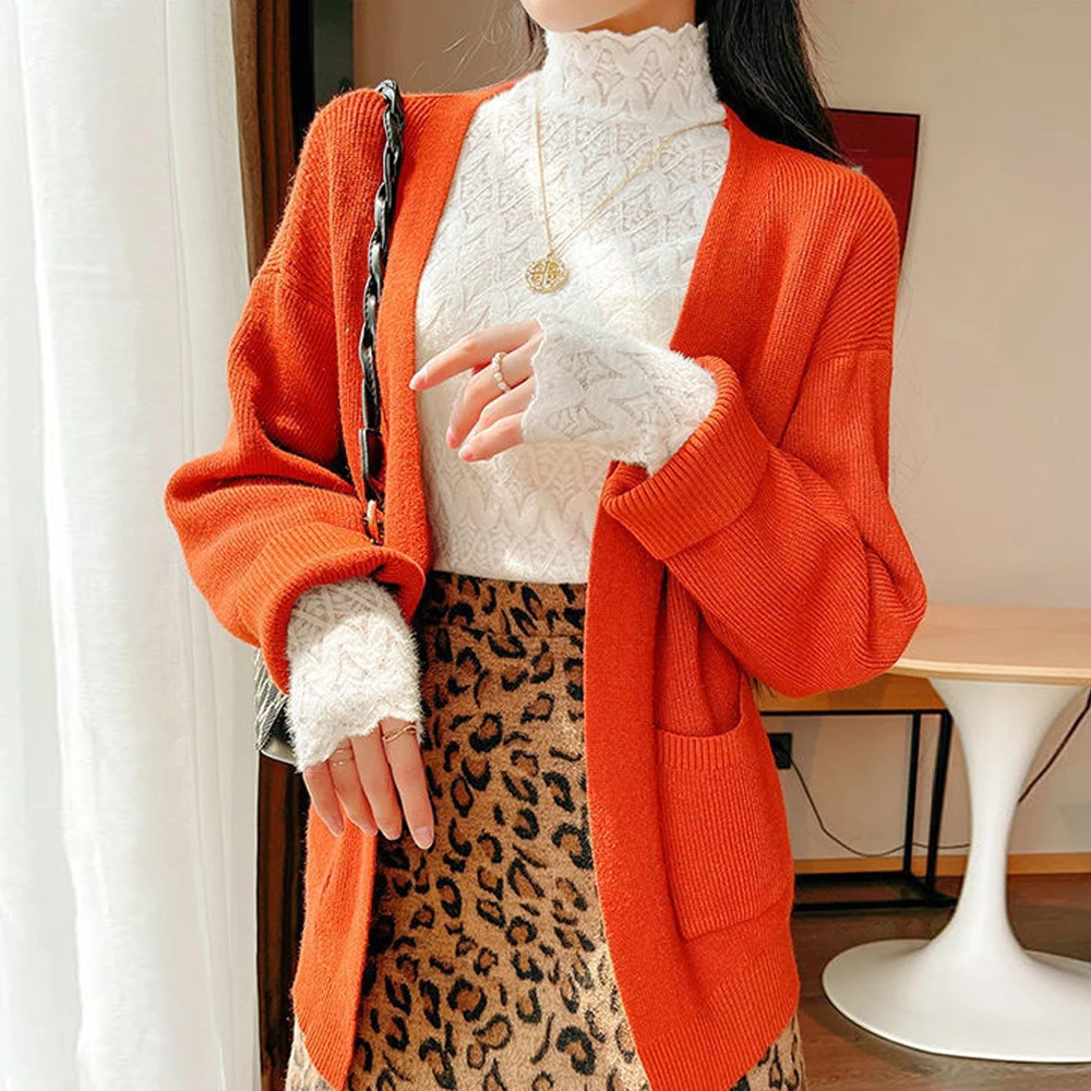 New Fashion Lace Sweater Turtleneck Long Sleeve Women T-shirt Slim Stretch Tops Ladies Sexy Tees S-2XL Black White Apricot Shirt