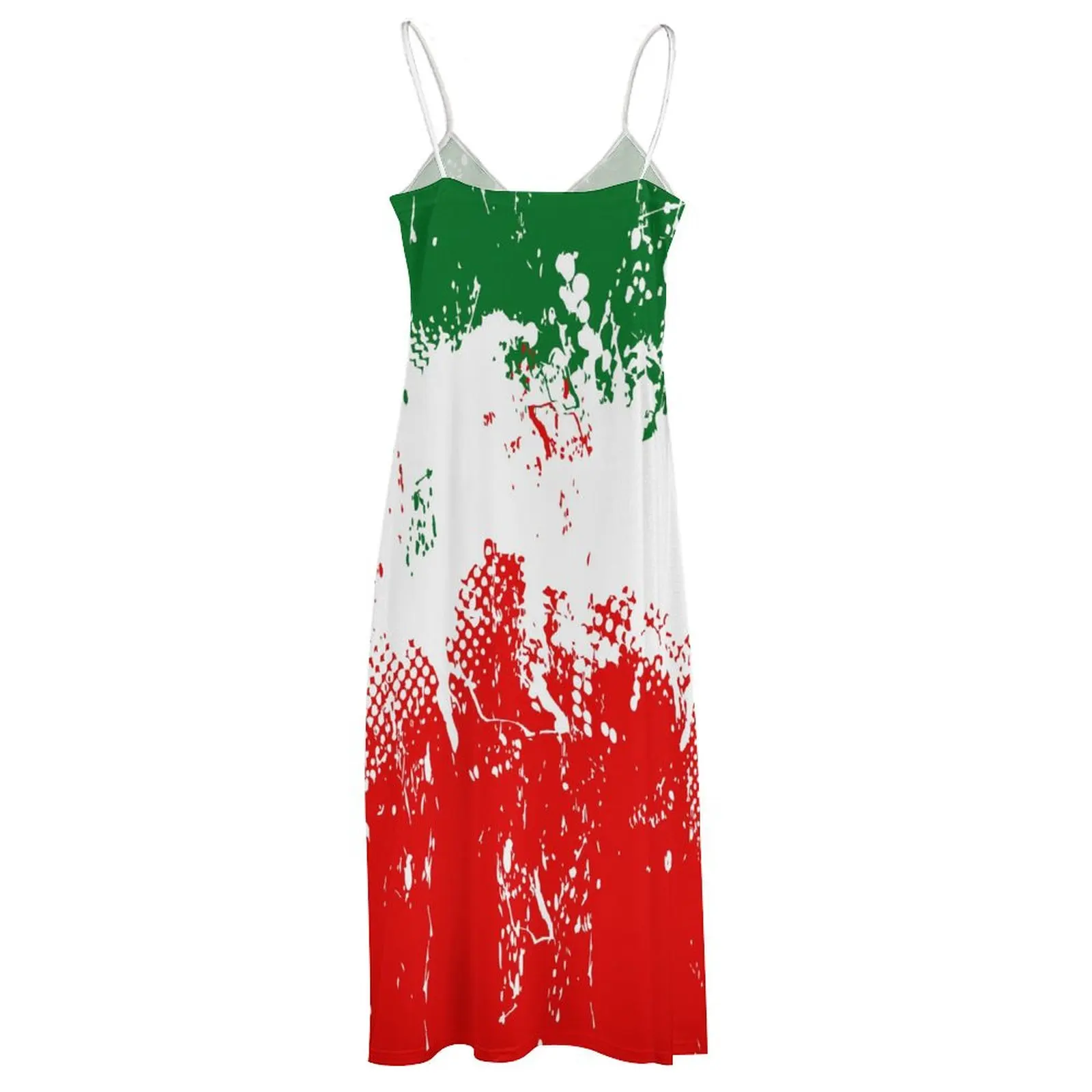 Long Dresses Dress Somaliland Flag Print New Casual Sleeveless Women\'s V-Neck Printed Dress Swing Retro Dresses