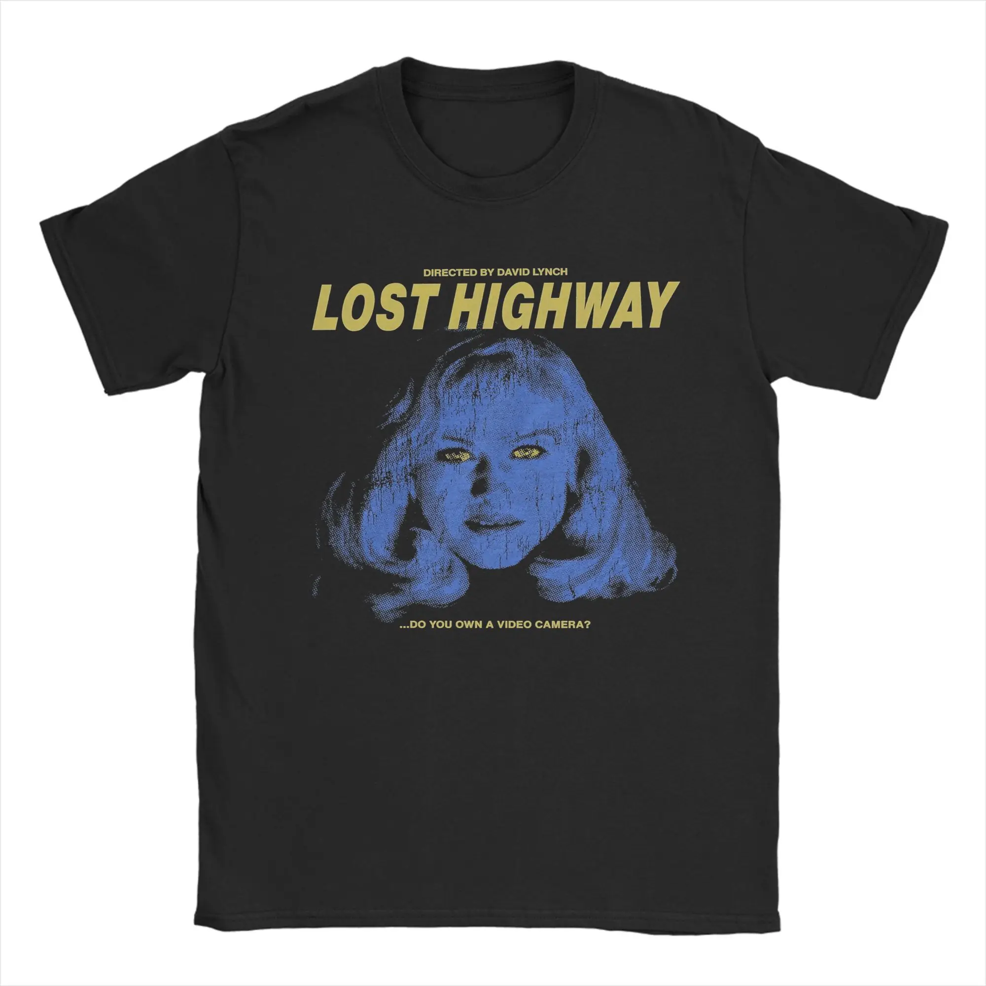 

Movie Lost Highway T-Shirt Men Casual Pure Cotton Tees O Neck Short Sleeve T Shirts 4XL 5XL 6XL Clothes