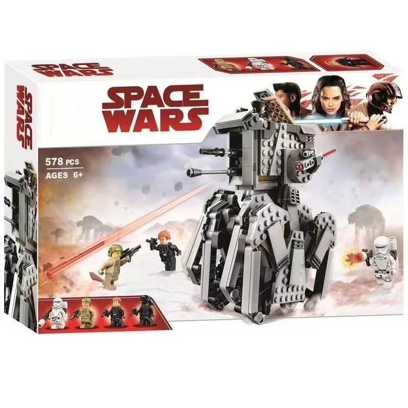 Droid Gunship Building Blocks Space Wars Alien Robot Gunship Compatible Fighter Set Building Blocks Model Toy For Kid Gift