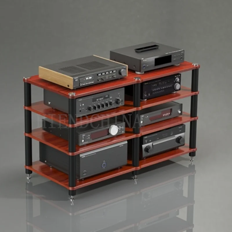 DK-024 طاولة الصوت KTV أغنية خزانة مكبر كهربائي رف الصوت تخزين الصوت الرف حامل التلفزيون الفولاذ المقاوم للصدأ عمود الساقين