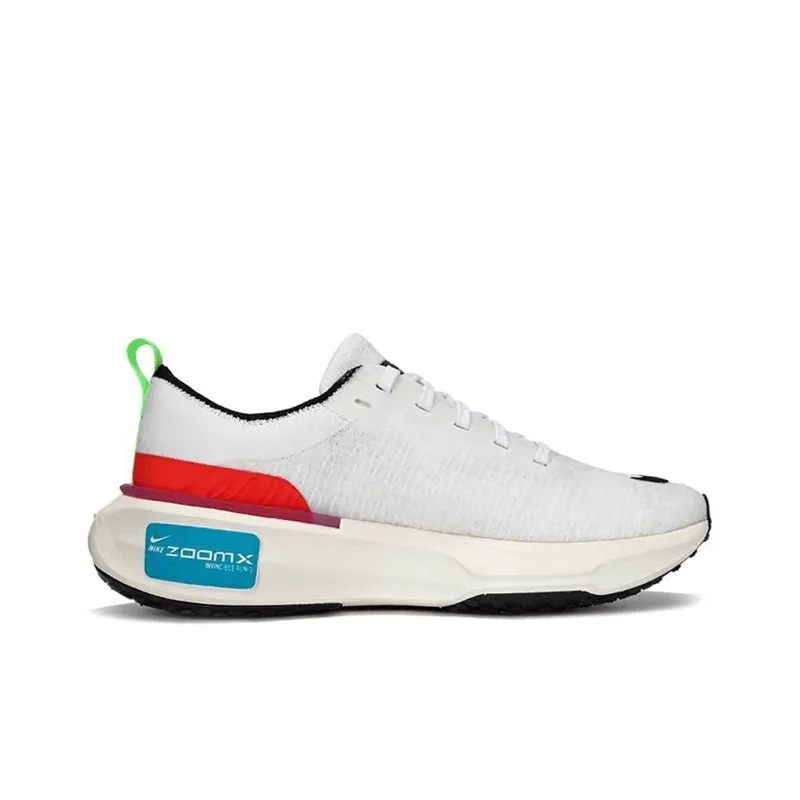 Nike Invincible 3, стильные тренировочные короткие резиновые нескользящие устойчивые к истиранию мужские кроссовки для отдыха, белые/красные FJ1046-100