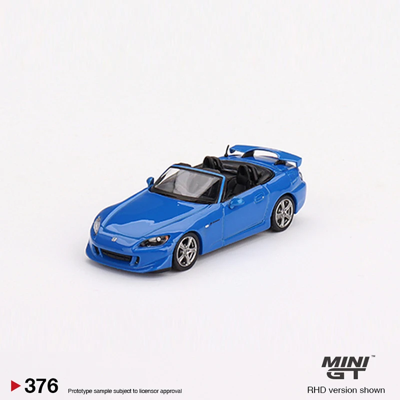 MINI GT 1:64 Model Car S2000 (AP2) Type S Apex Alloy Die-cast Roadster #376 RHD