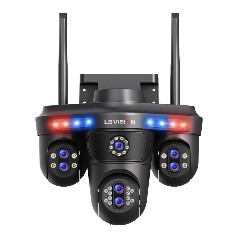LS VISION 3/4 schermen WiFi IP-camera 10X zoom Draadloos PTZ-camera voor buiten 2-weg audio Ai Auto Tracking Bewakingscamera's IP66 - afbeelding 2