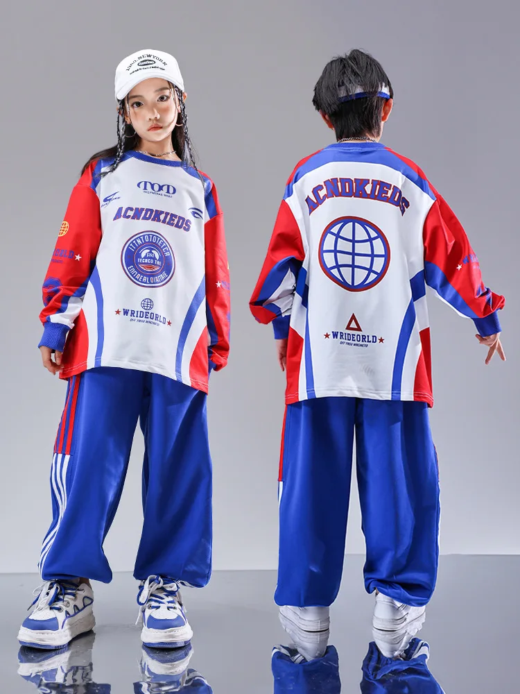 الهيب هوب الملابس التباين ركض بانت الأولاد الشارع الرقص وتتسابق الفتيات الشارع الشهير الطفل الجاز الرياضة زي الملابس مجموعات