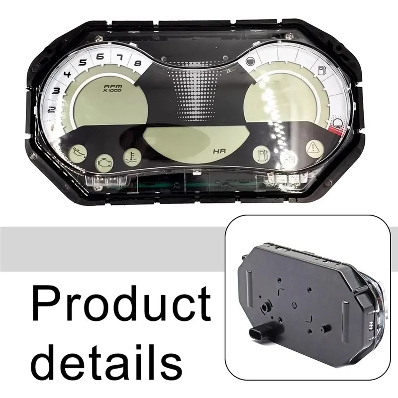 X39A-مجموعة قياس عداد السرعة مع شاشة LCD وإطار كروم 278002273 للدراجات النارية Sea Doo #5
