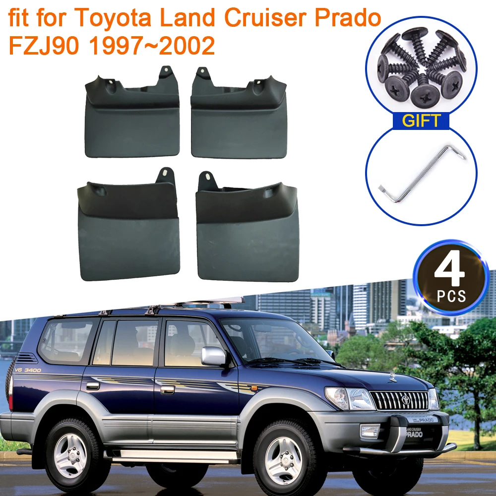 

For Toyota Land Cruiser Prado LC90 FZJ90 90 1997 1998 1999 2000 2001 2002 Mud Anti-splash Upgrade Mudguards Front Fender Mudflap