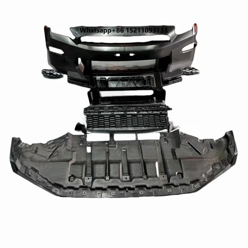 2024 New Arrival Car Front Bumper Assembly Kit for Nissan GTR R35 Upgrade to Topsecret Car Bumper PP Materials