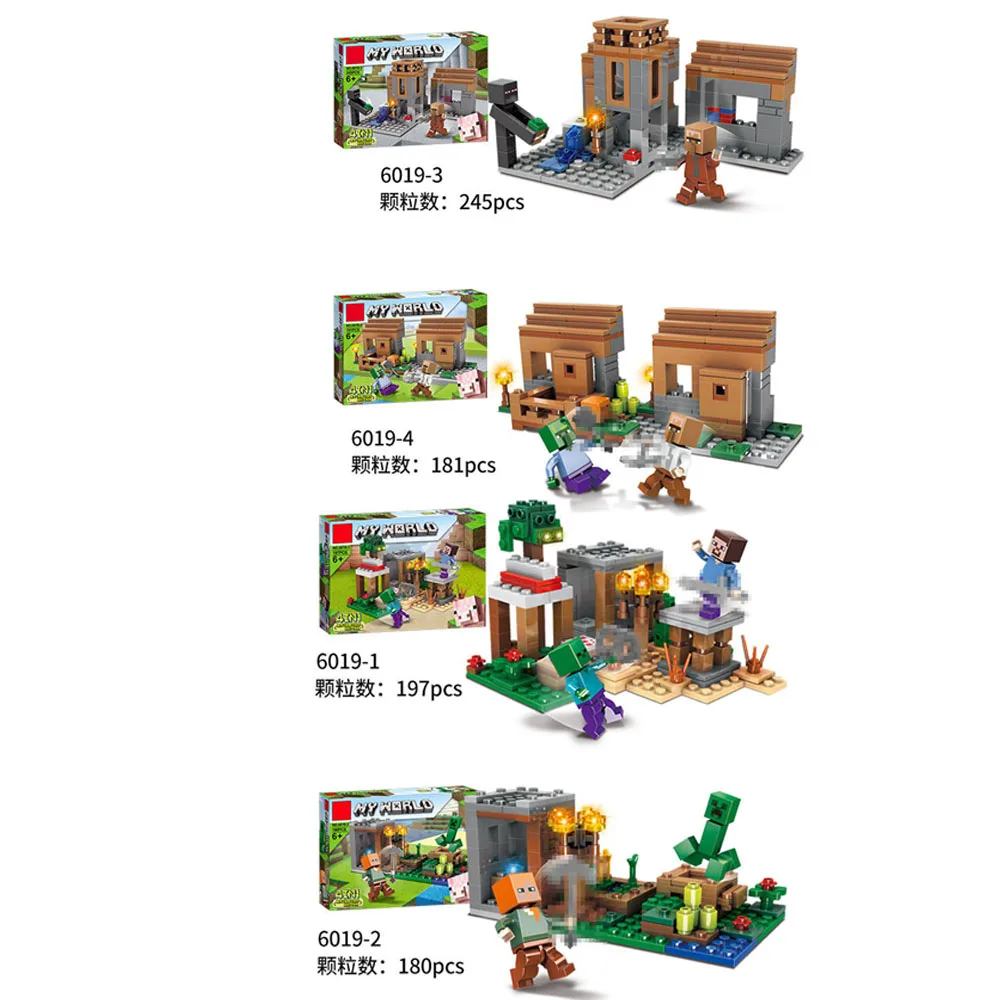 My Mini World Renzai Village Farm Is Compatible With LEGO Building Blocks Toys