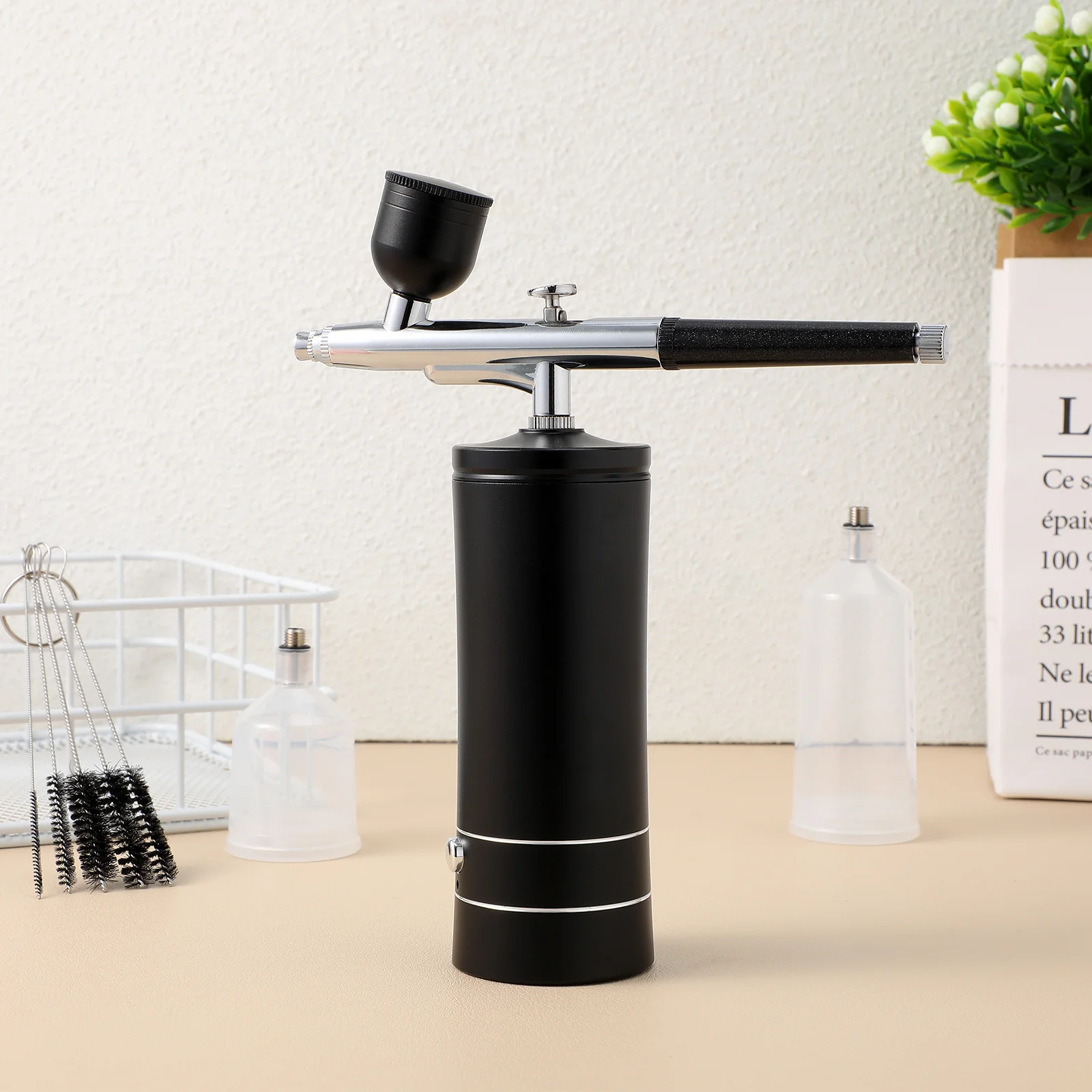 

1Set Cordless Electric Airbrush Kit Nail Airbrush Machine Spray Paint Makeup Air Brush Compressor Paint Kit Air Brush