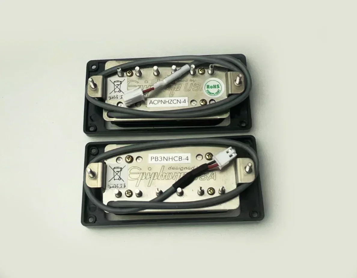 لون الصخور الكلاسيكي - التقاطات هامبوكر مع 1V1T 2V1T ألنيكو كلاسيك 57 برو جيتار سلكي مسبقًا خطوط زيبرا