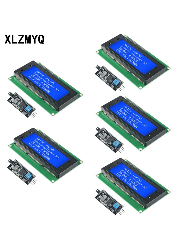 5 szt. LCD2004+I2C Wyświetlacz LCD 2004 20x4 2004A Niebieski Ekran HD44780 LCD z Interfejsem Szeregowym IIC/I2C Moduł Adaptera dla Arduino — zdjęcie produktu 6