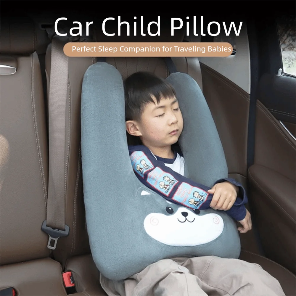 H shape/ Y shape / U shape Car Seat Cushion Cartoon Comfortable Kids Car Pillow General Type High Quality Seat Belt Cover 4