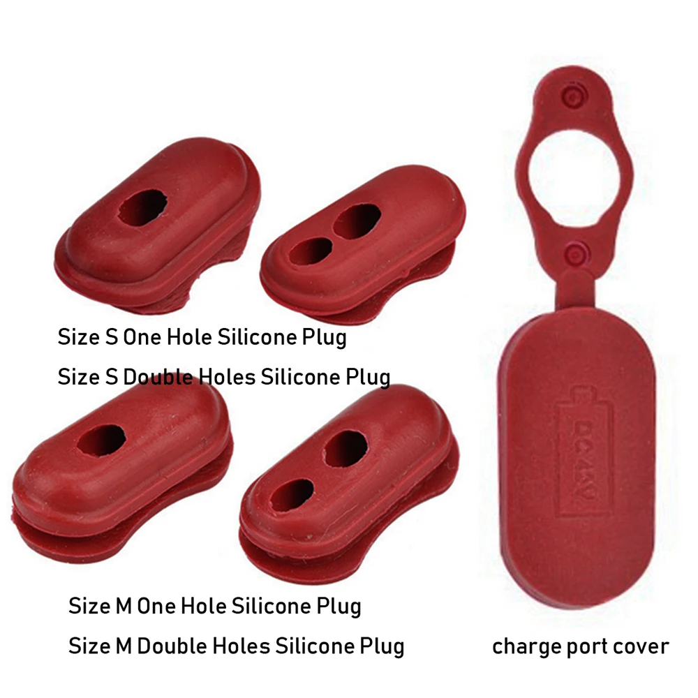 4/5pcs Hot Selling Rubber Charge Port Cover Rubber Plug for XIAOMI M365 Electric Scooter Parts